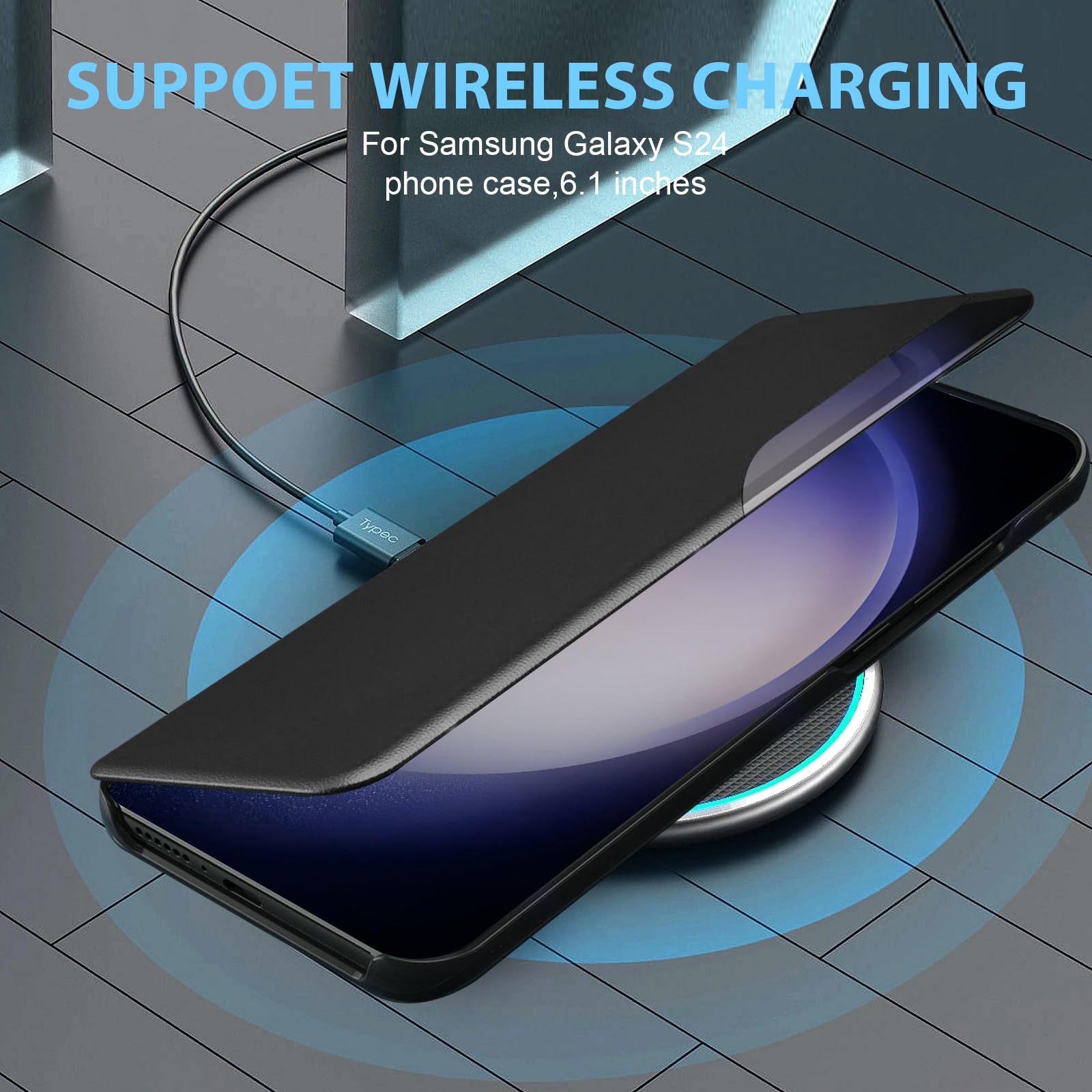 Amazon.com: S24 Flip Case for Samsung Galaxy S24 5G Case, Clear