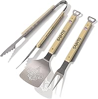 Vista 16 de YouTheFan NFL Spirit Series - Juego de barbacoa de 3 piezas