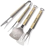 YouTheFan NFL New Orleans Saints Spirit Series 3-Piece BBQ Set , Stainless Steel , 22 x 9