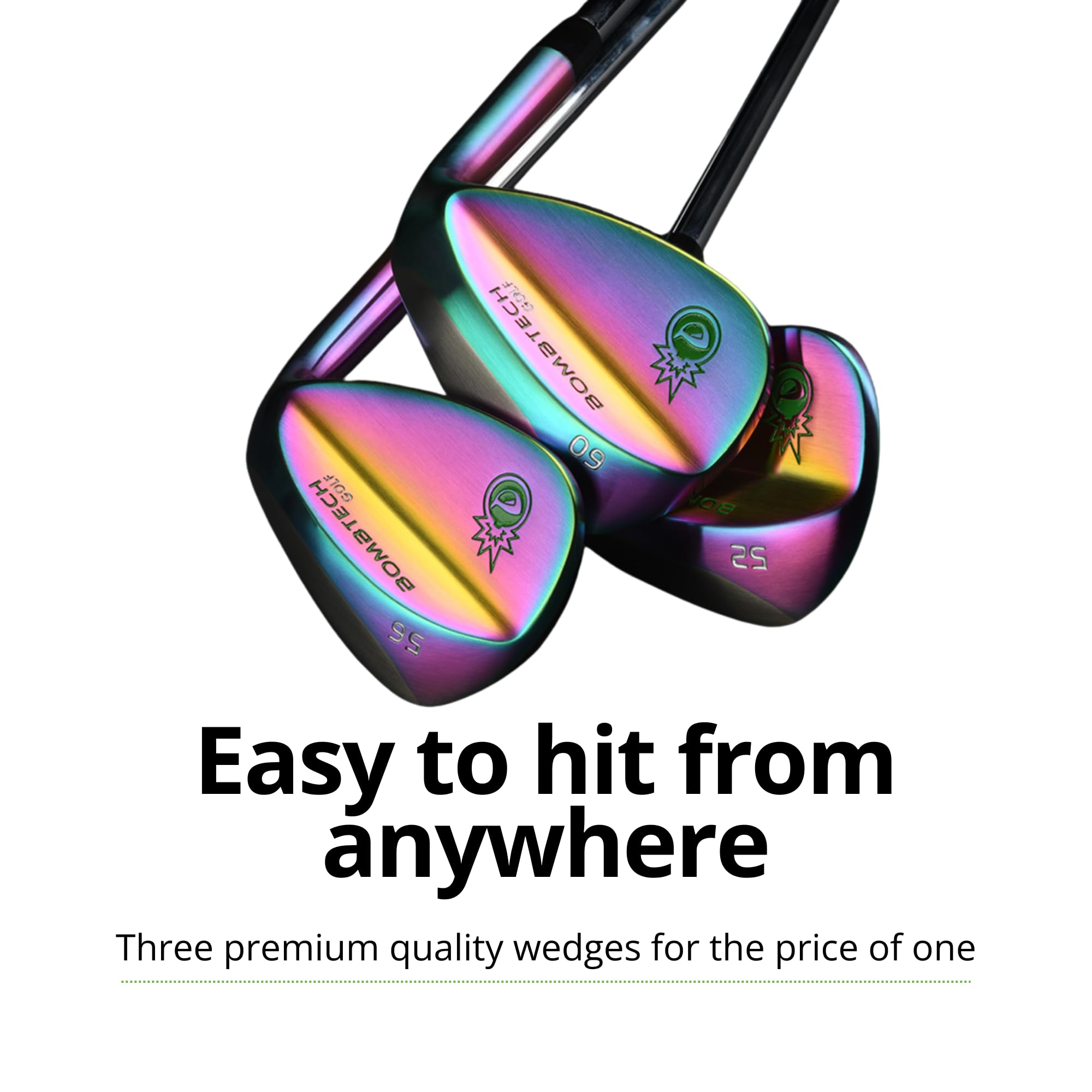 Bombtech Golf Herren Bombtech 52, 56, 60 Wedge Set Golfschläger