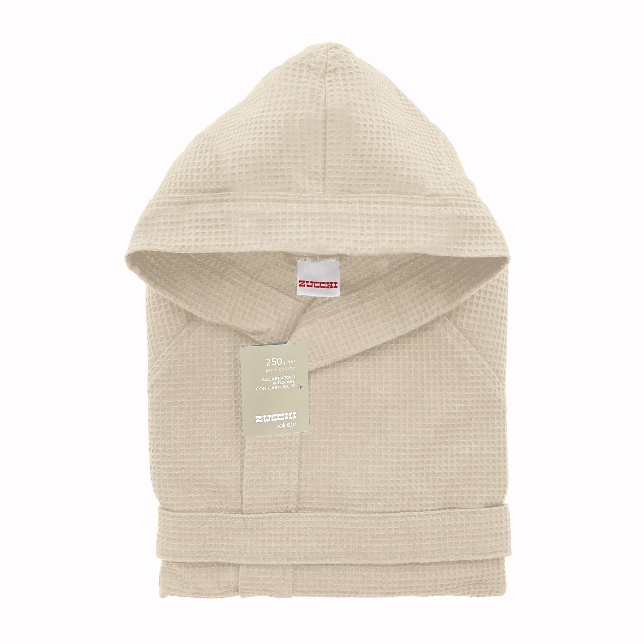Albornoz de algodón con capucha Zucchi para unisex-adulto