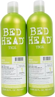 Bed Head Shampoo and Conditioner, Urban Antidotes Re-Energize, 25.36 Fl Oz (Pack of 2)