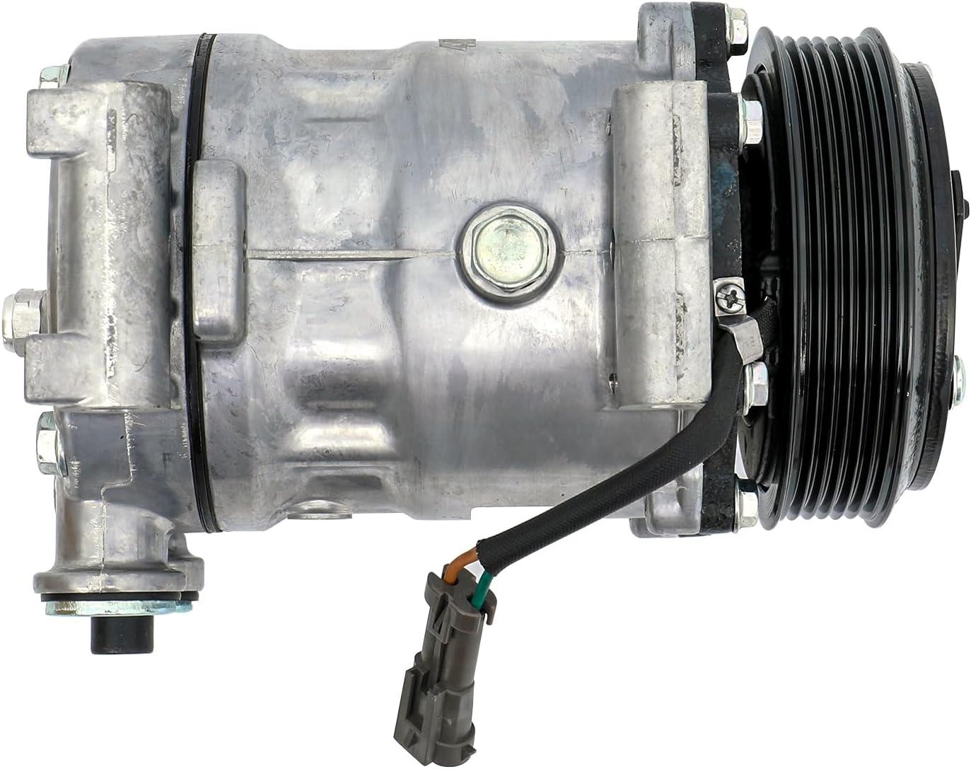 FKG AC Compressor and A/C Clutch 1520151 fit for 1996-1999 GMC C1500 C2500 C3500 (OE Design), 1996-1999 GMC K1500 K2500 K3500 (OE Design), 1996-2000 Chevy K2500 K3500 (OE Design)