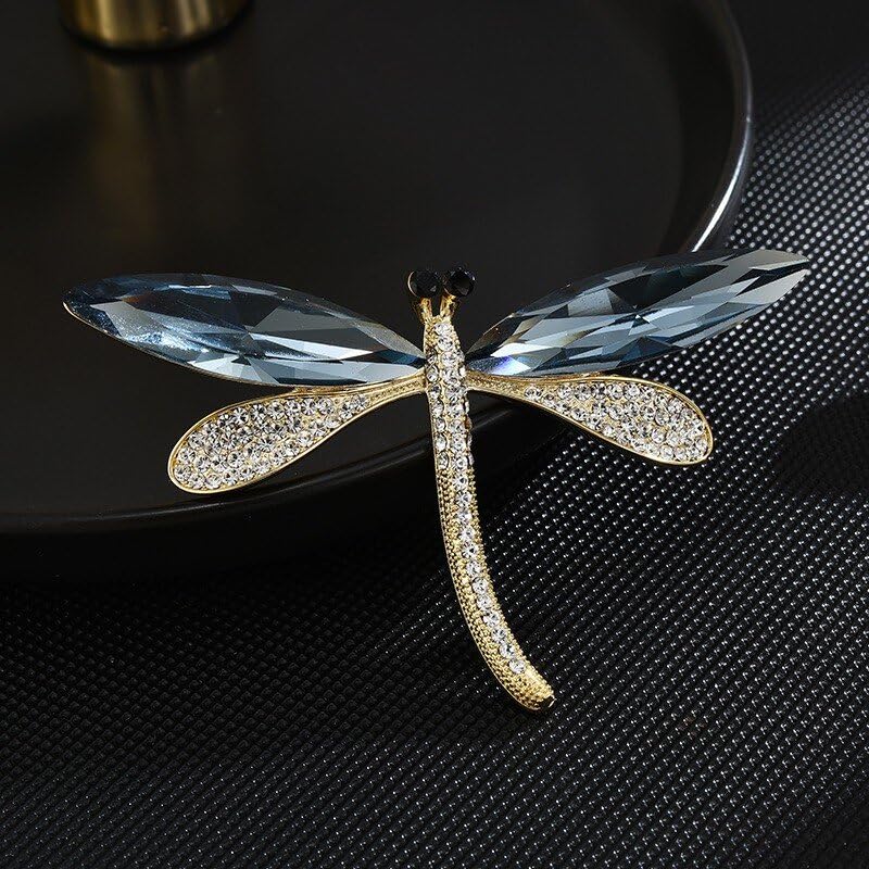 Image of Animal Brooch for Women Rhinestone Brooch Pin 18k Gold Plated Animal Lapel Pin Fashion Jewelry Gift for Mom Wife
