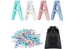 56-Piece Plastic Clothes Pins: Colorful Clothespins for Hassle-Free Laundry