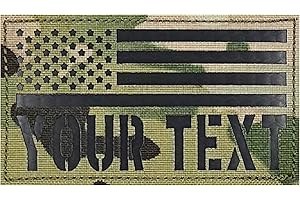 Custom IR Infrared Reflective Tactical Military Name Patch