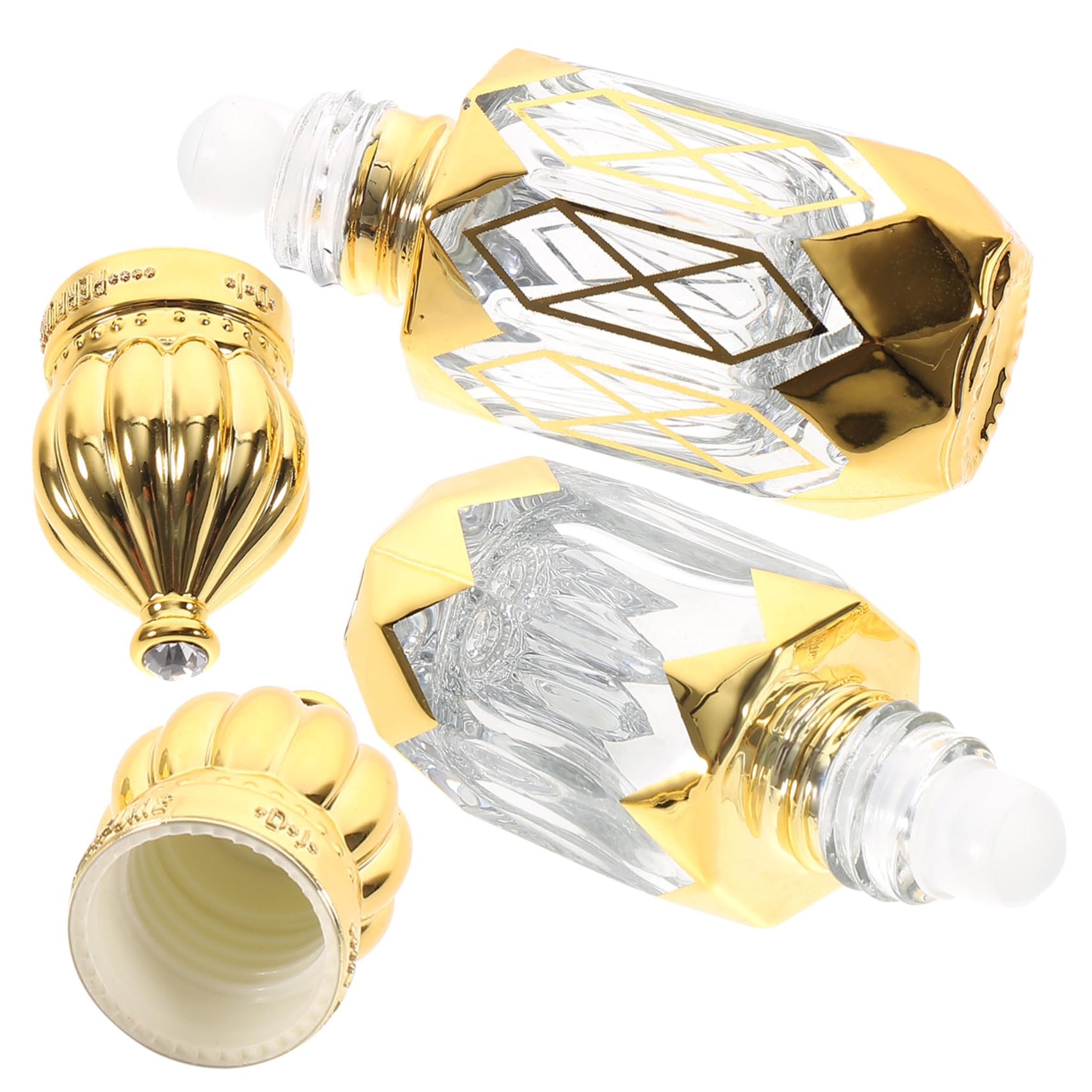 Alipis 4 Set Bottiglia Di Profumo Tascabile Refillable Perfume Bottles Essential Oil Flaconi Spray Per Oli Essenziali Bottiglie Contenitore Mini Bottiglia Da Viaggio Bicchiere 2 Pezzi * 4