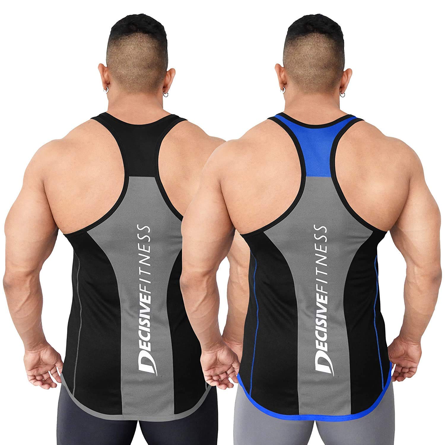 Fitness Designer Gym Stringer Vest, Gym Vest, Racer Y Back, Sports Tank Tops, Sando for Men