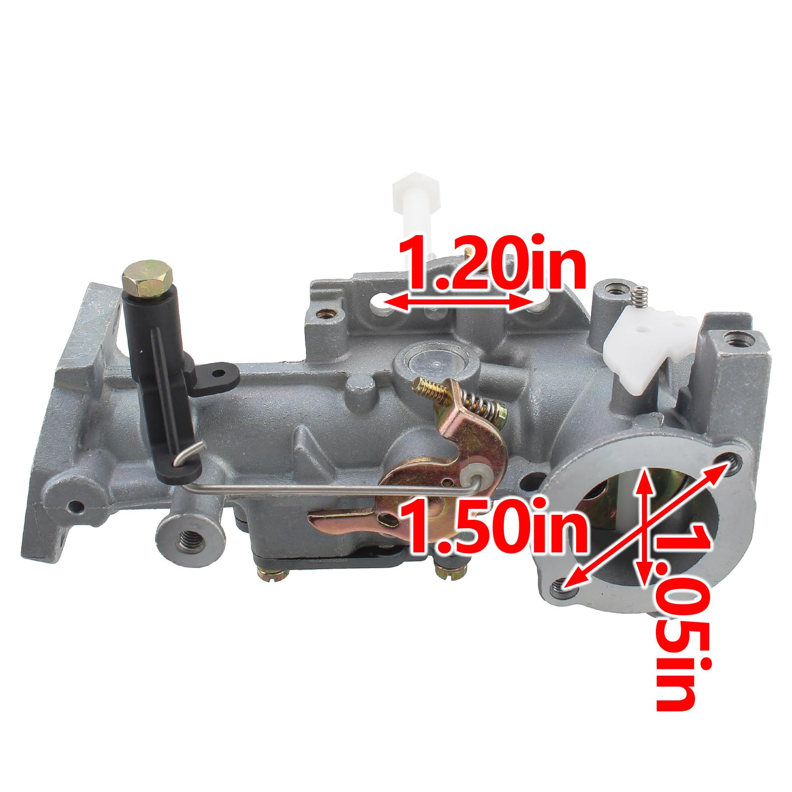 495951 Carburetor Carburatore Per Briggs & Stratton - Ricambio 498298, Per Motori 5HP - Con Guarnizioni Ricambio Motore - Foto 10