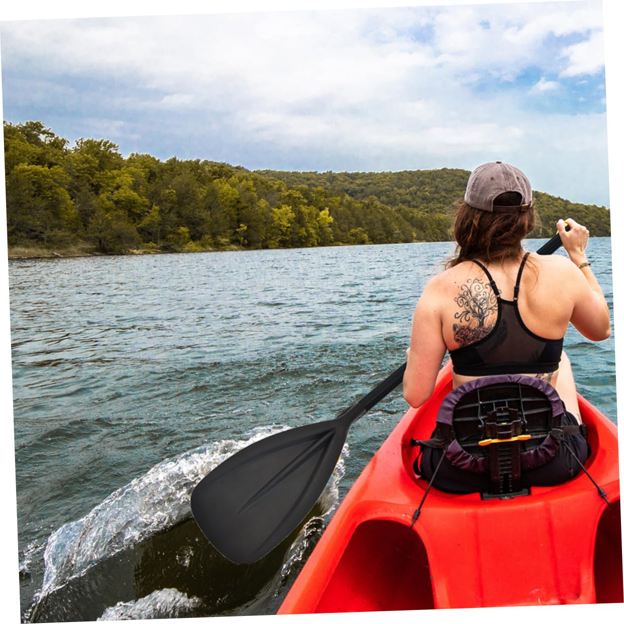 LIOOBO Ergonomic Handle Paddle Stand up Paddle Board Inflatable 3 Pieces Universal