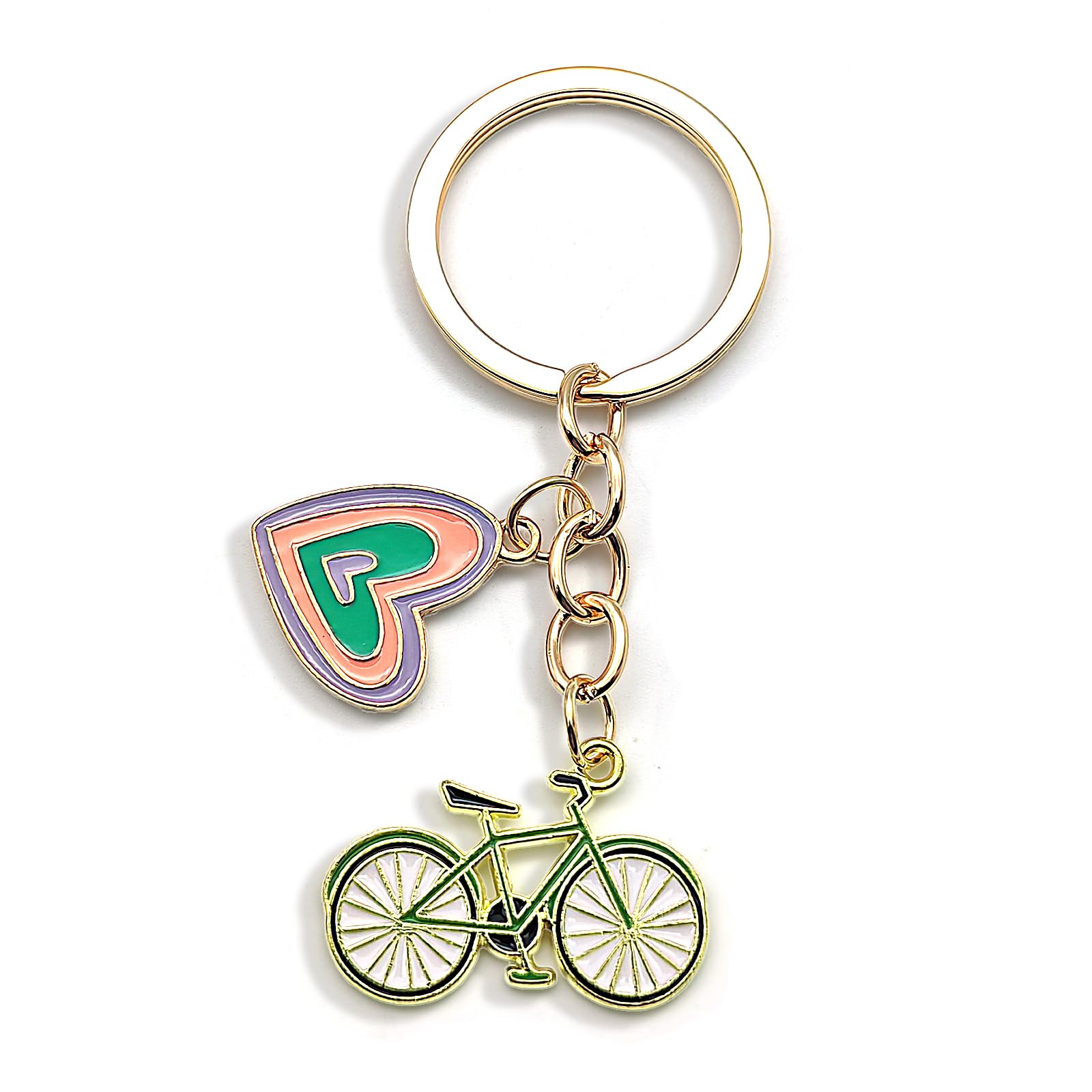 Zynara Schlüsselanhänger Fahrrad, Geschenk für Fahrradliebhaber,Bag Charms für Frauen,Männer,Glücksbringer Auto Schlüsselanhänger,Geschenkidee zum Geburtstag,Weihnachten​