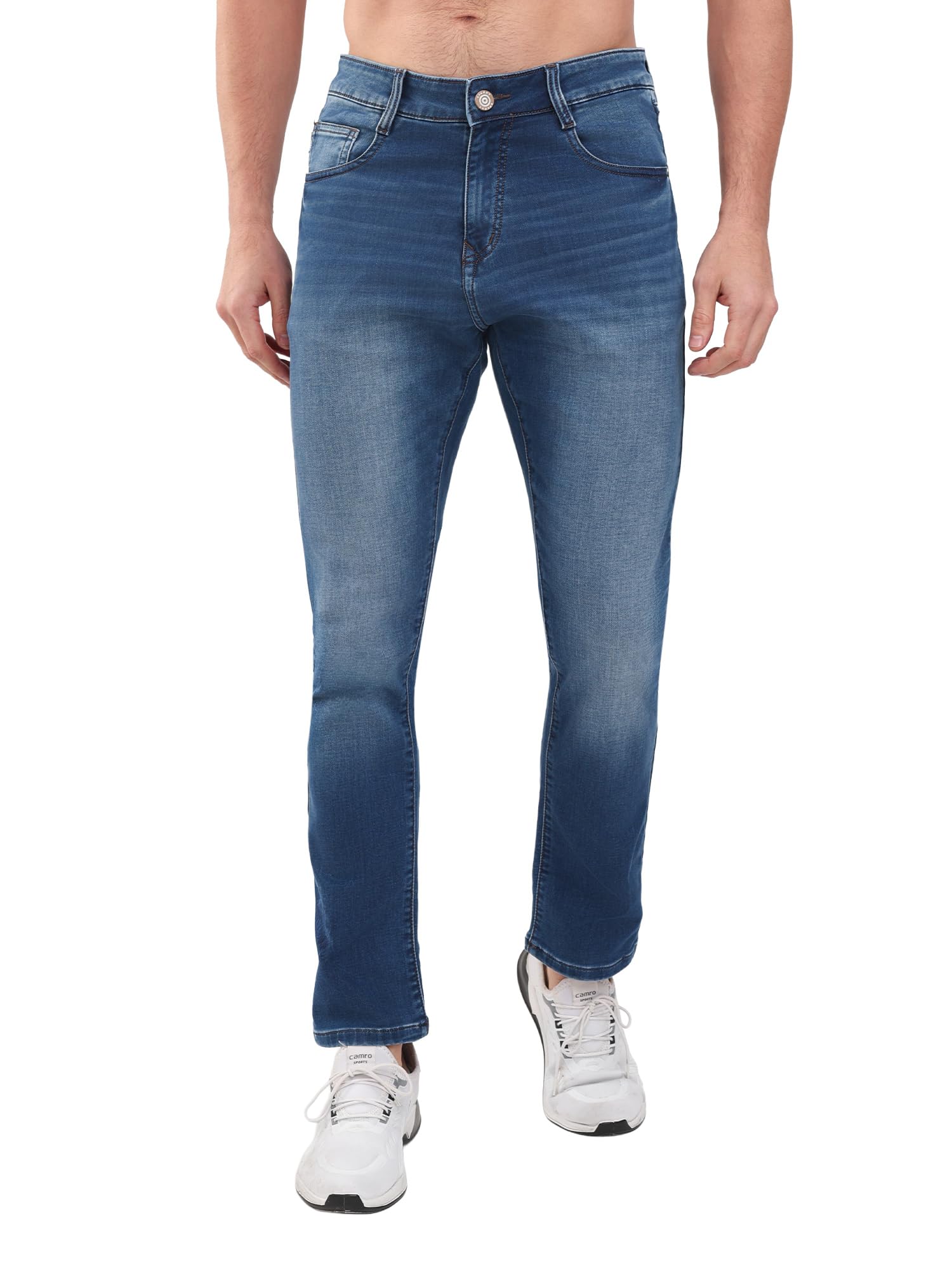 sparky Men's Light Blue Narrow Fit Jeans Stretch-picture-46