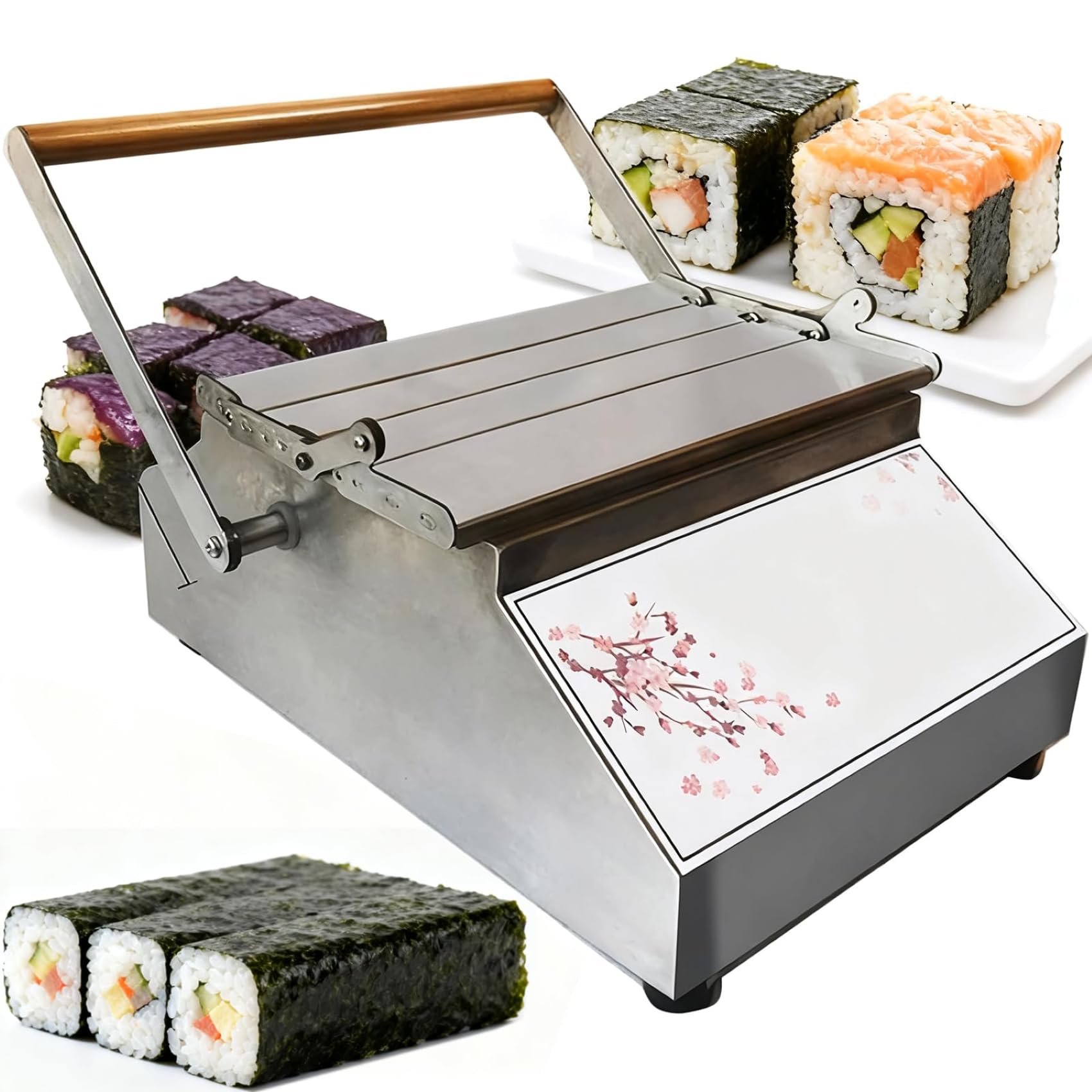 Sushi Rollmaschine - Hocheffizienter DIY-Sushi-Maker für einheitliche Größe, ideal für Zuhause, Küche und Restaurants