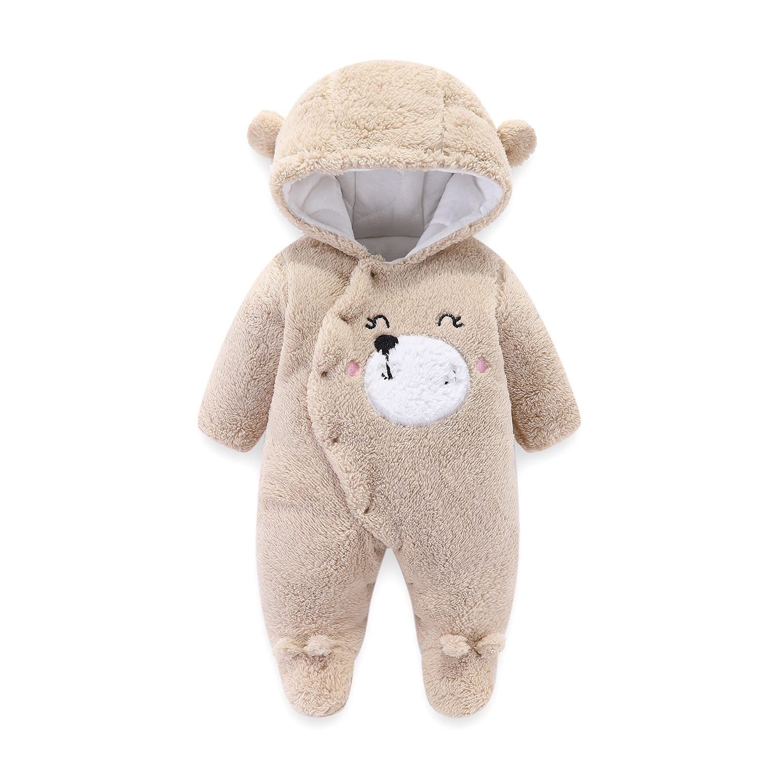 Vetement Bebe Garcon/Fille Naissance Combinaisons Manteau A Capuche Hiver Chaud Vetements Bebe Garcon 0-18 Mois Blousons Bebe