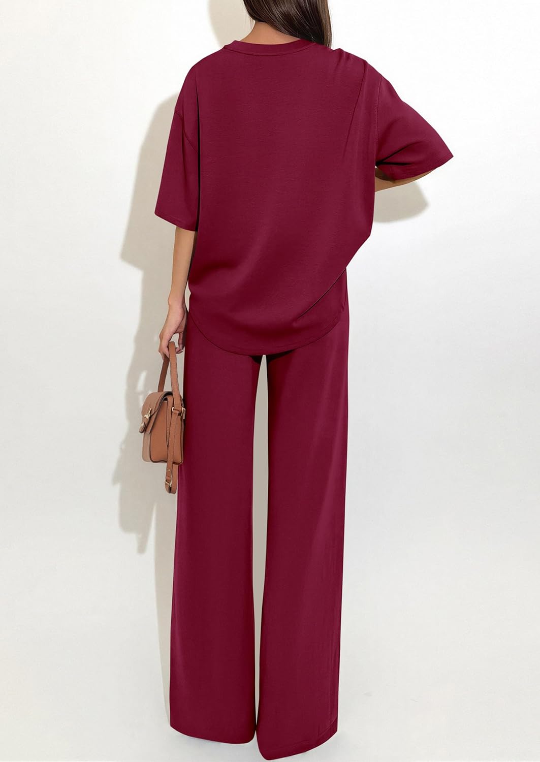 PRETTYGARDEN 2 Piece Lounge Sets for Women Summer 2026 Short Sleeve Matching Airport Travel Outfits Casual Spring Clothes - Image 4