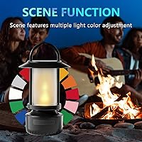 Vista 2 de Altavoz Bluetooth al aire libre, linterna de camping, altavoz de luz de camping impermeable, luz nocturna que se puede utilizar para la decoración