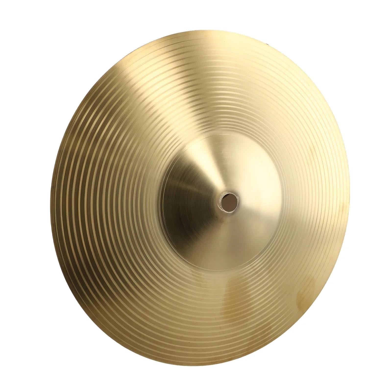 Set di piatti per batteria Piatti Hi-Hat Pratici Piatti In Ottone Piatti Piatti 1 Pz 8/10/14/16 Pollici Suono Melodioso Vari Programmi Musicali(16inch)