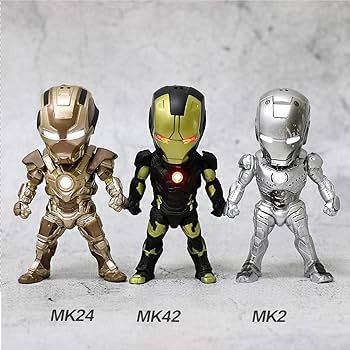 アイアンマン マーク 6 & アイアンパトリオット フィギュアセット Amazon.co.jp: 6体セットモデル（アイアンパトリオット/MK2/22