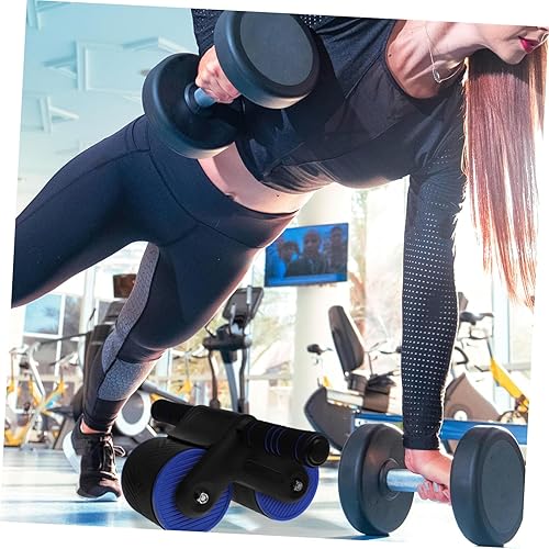 Miniatura 6 de UPKOCH Rueda de abdominales con alfombrilla de entrenamiento para abdominales, entrenamiento de abdominales, almohadillas para adultos, ejercicio