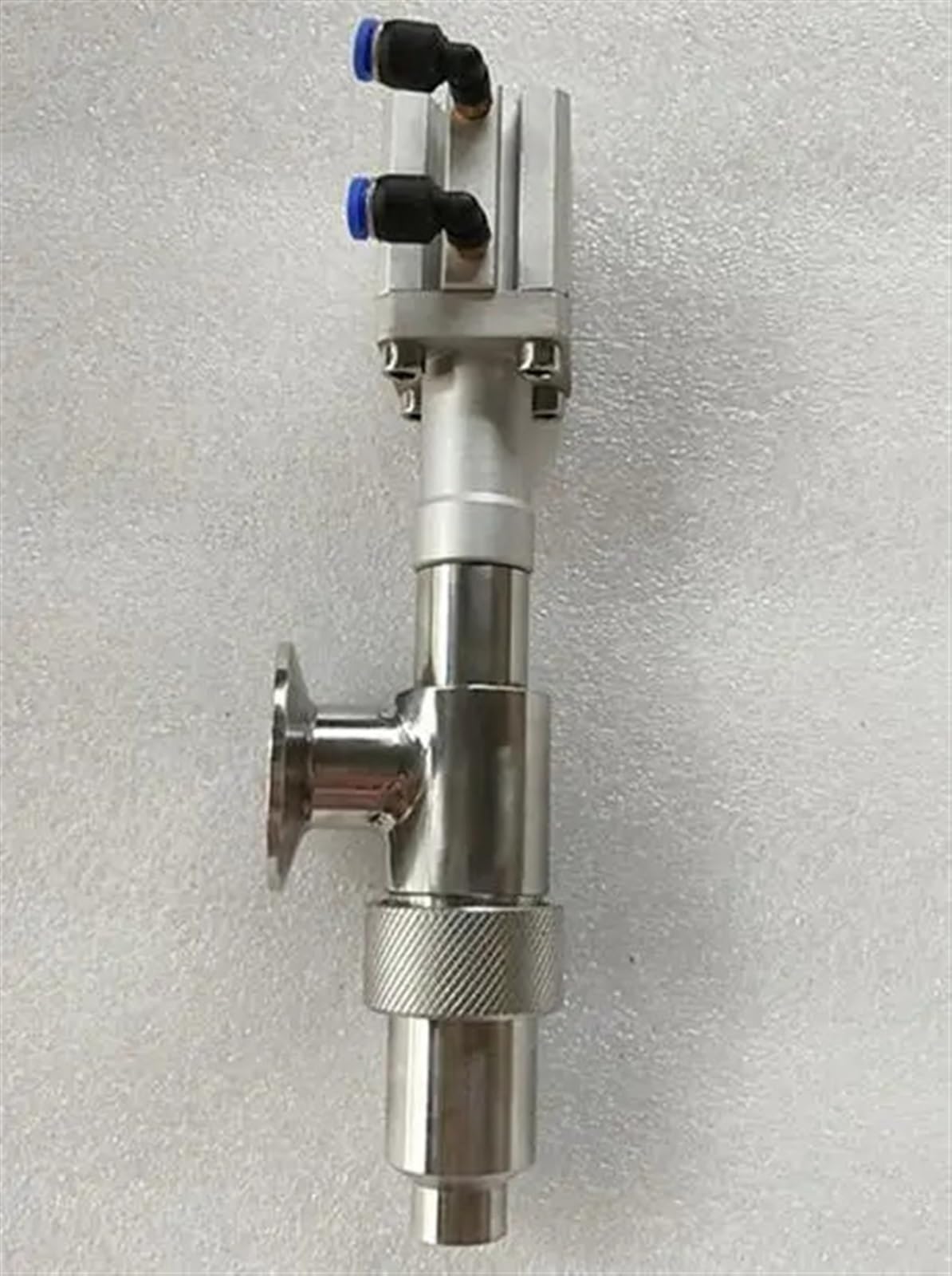 Stainless Steel Anti-drip and Anti-Corrosion High-Viscosity Clamp Pneumatic Filling Nozzle Agricultural Filling Valve(20mm)