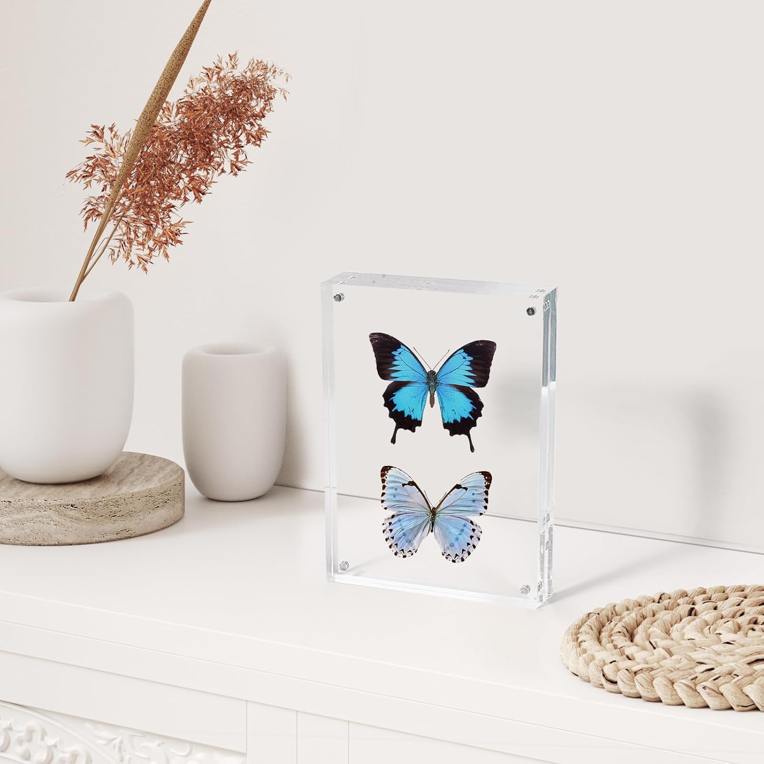 SYNTRIFIC Bundle Contains 5x7 Acrylic Picture Frame 3 Pack+5x7 Acrylic Picture Frame 6 Pack(9 PACK)