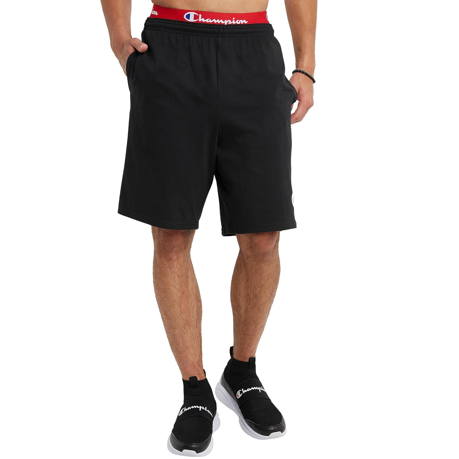 Champion Mens Shorts Powerblend Fleece Soft Fleece Shorts for Men Reg Or Big Tall