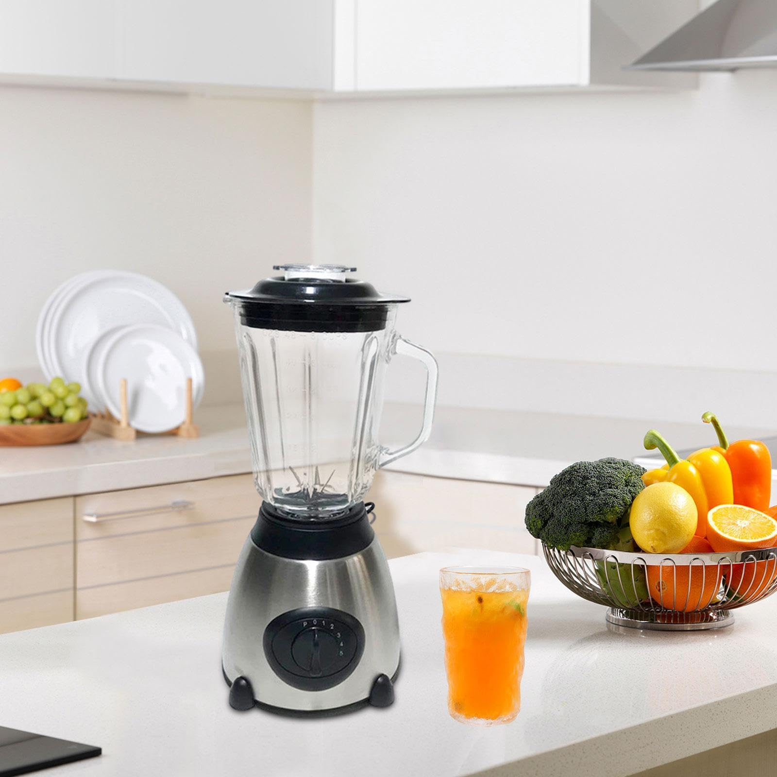 LOVIVER Elektrischer Mixer, Smoothies-Mixer, leistungsstarker 5-Gang-Haushaltsmixer mit abnehmbarem Krug, Entsafter-Maschine