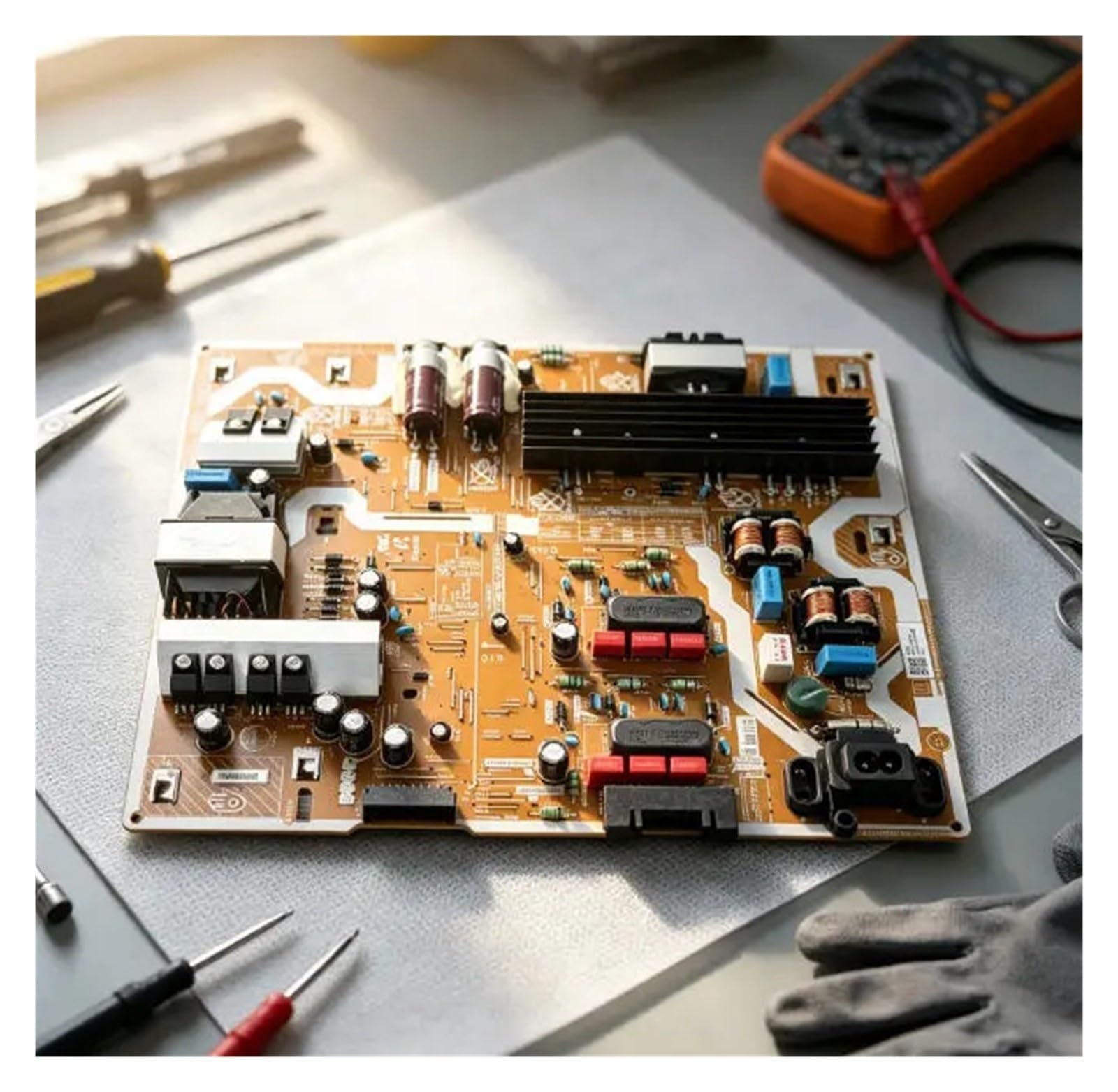 BN44-00878C L55E7R_NSM, Kompatibel for Samsung, Power Board for TV GQ49Q6FNGTXZG ​ GQ55Q6FNGTXZG ​ QA49Q6FNAJXZK QA49Q6FNAKPXD