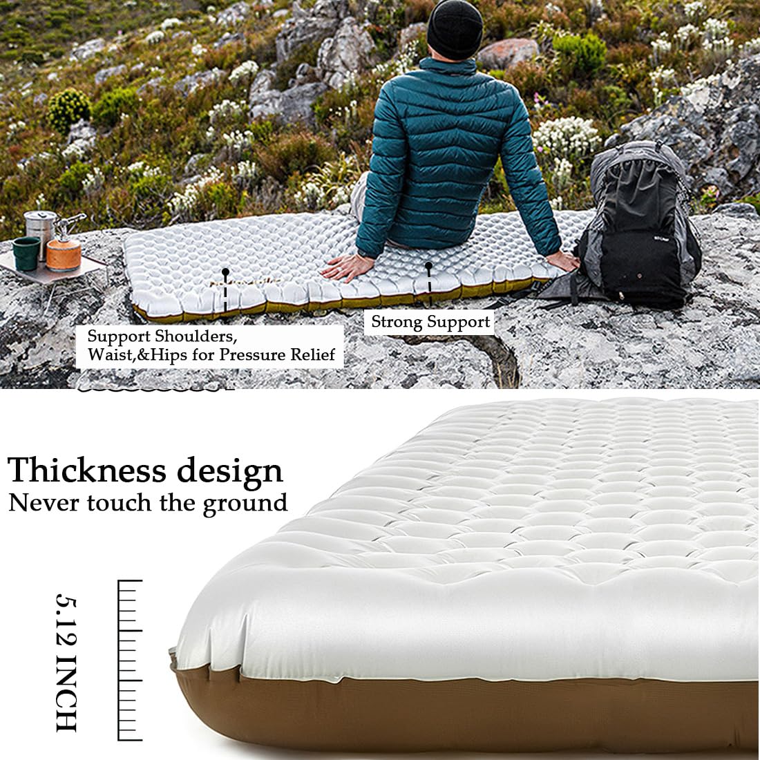 Amazon.co.jp: windhike Naturehike 5.8/8.8 R-Value キャンプ用