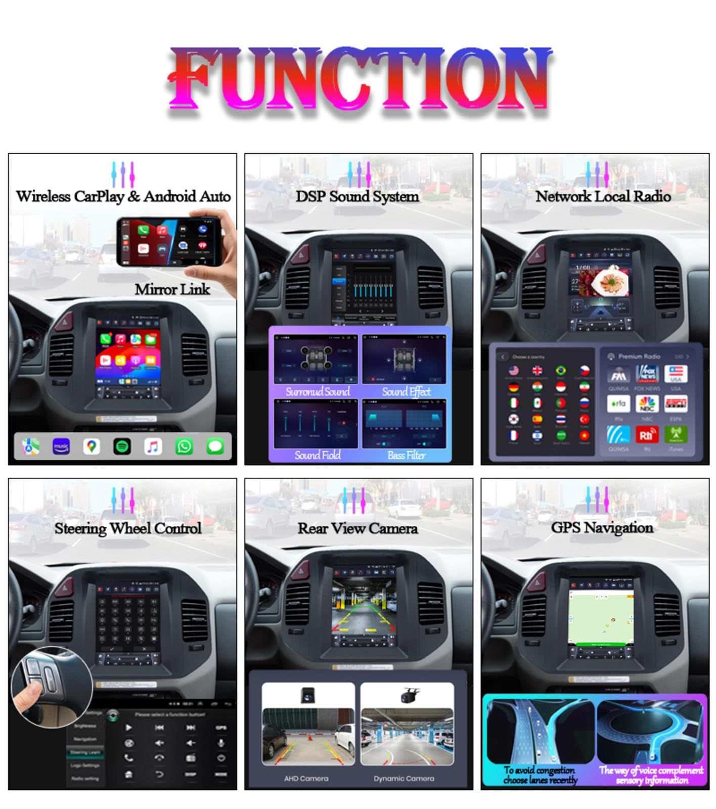 9,7" android 15 podwójne din radio samochodowe nawigacja GPS do Mitsubishi Pajero V73 V77 V68 V75 2004-2011 radio samochodowe z zestawem głośnomówiącym Bluetooth, obsługa sterowania na kierownicy Wifi