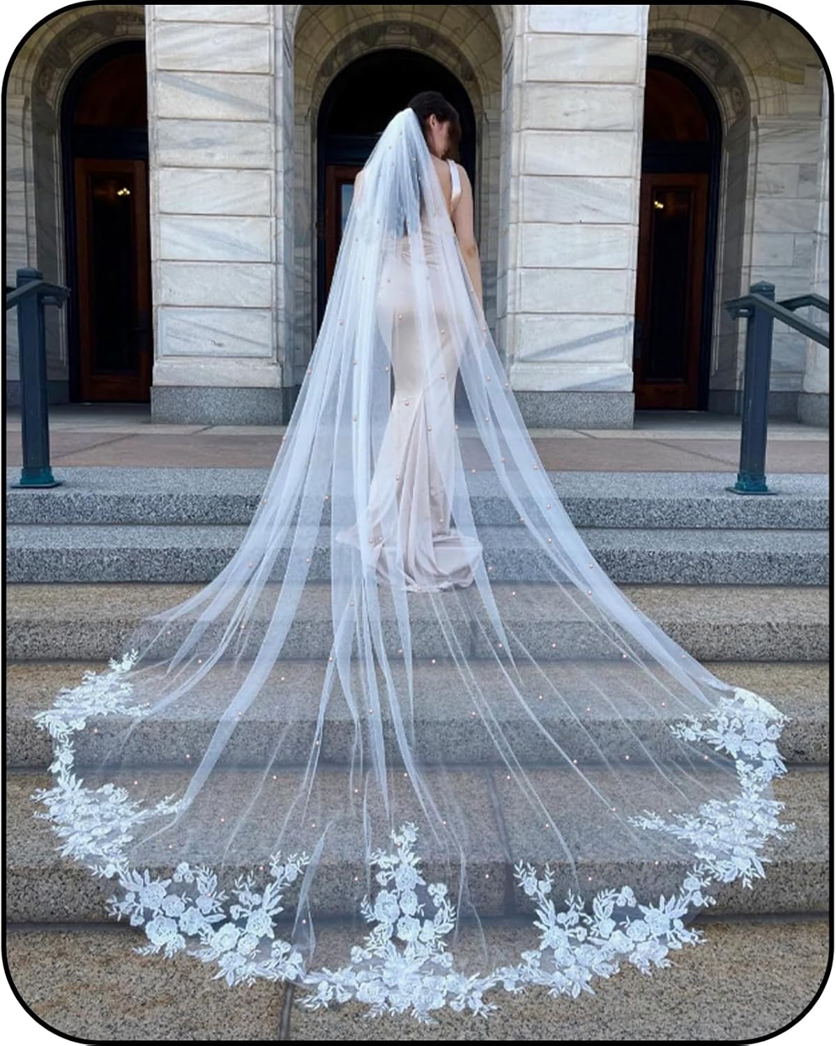 Pearl Bridal Veil for Wedding Tier Long Wedding Ethiopia Ubuy