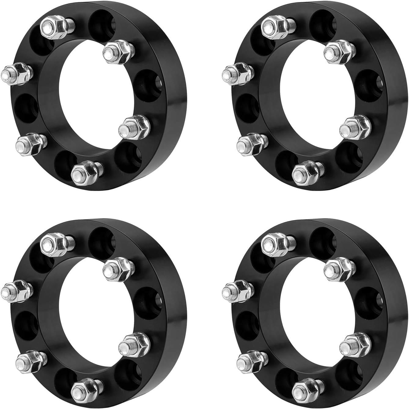 PHILTOP 1.5 inch 6x139.7mm to 6x135mm Wheel Adapters with M14x1.5 Studs & 108mm Center Bore,4pcs Forged 6x5.5 to 6x135 Lug Wheel Adapter for Silverado 1500, 1500, Sierra 1500