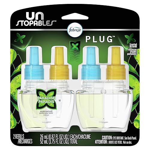 Plug in Air Fresheners, Unstopables Paradise, Odor Eliminator for Strong