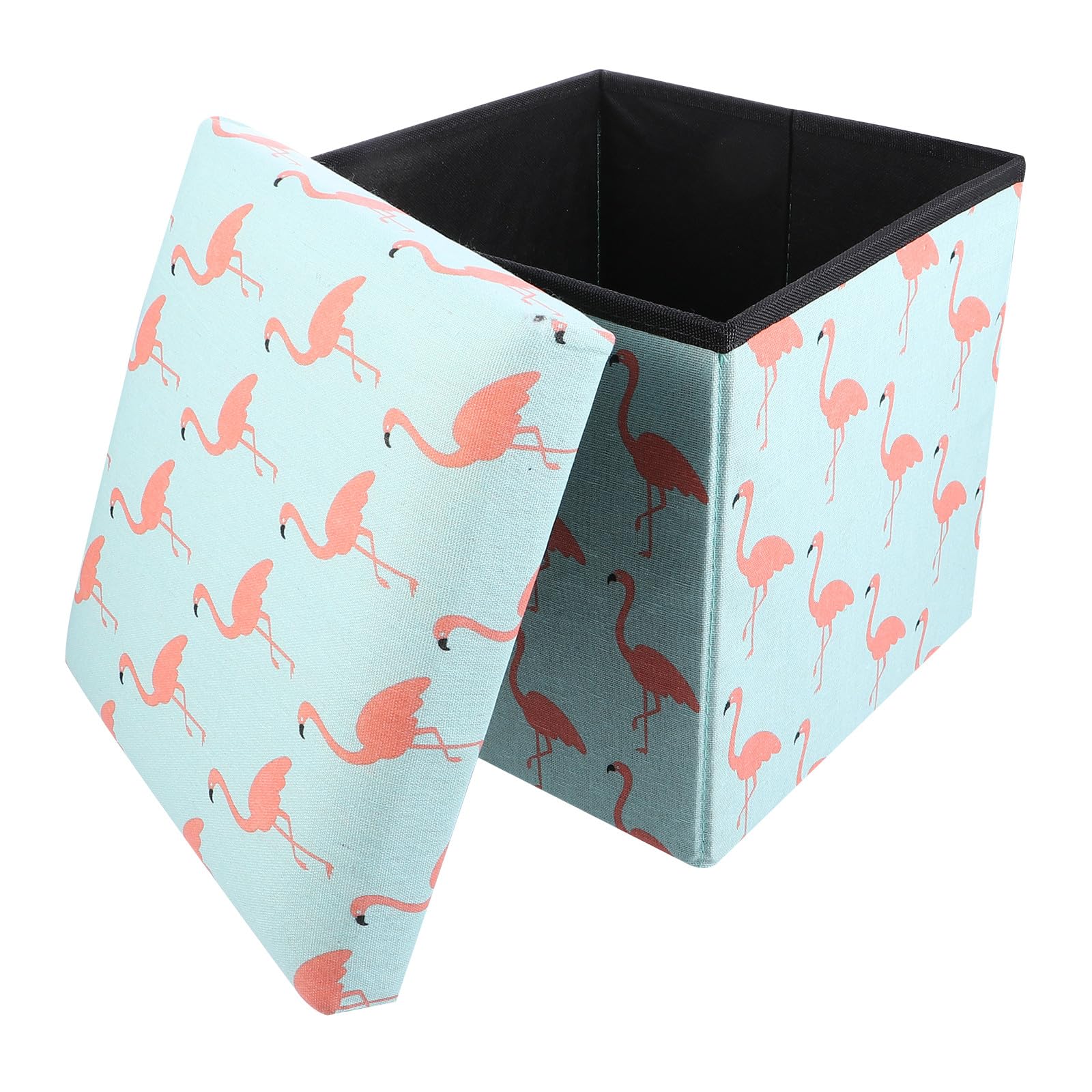 Tabouret de rangement pliable en tissu pour chambre et salon moderne