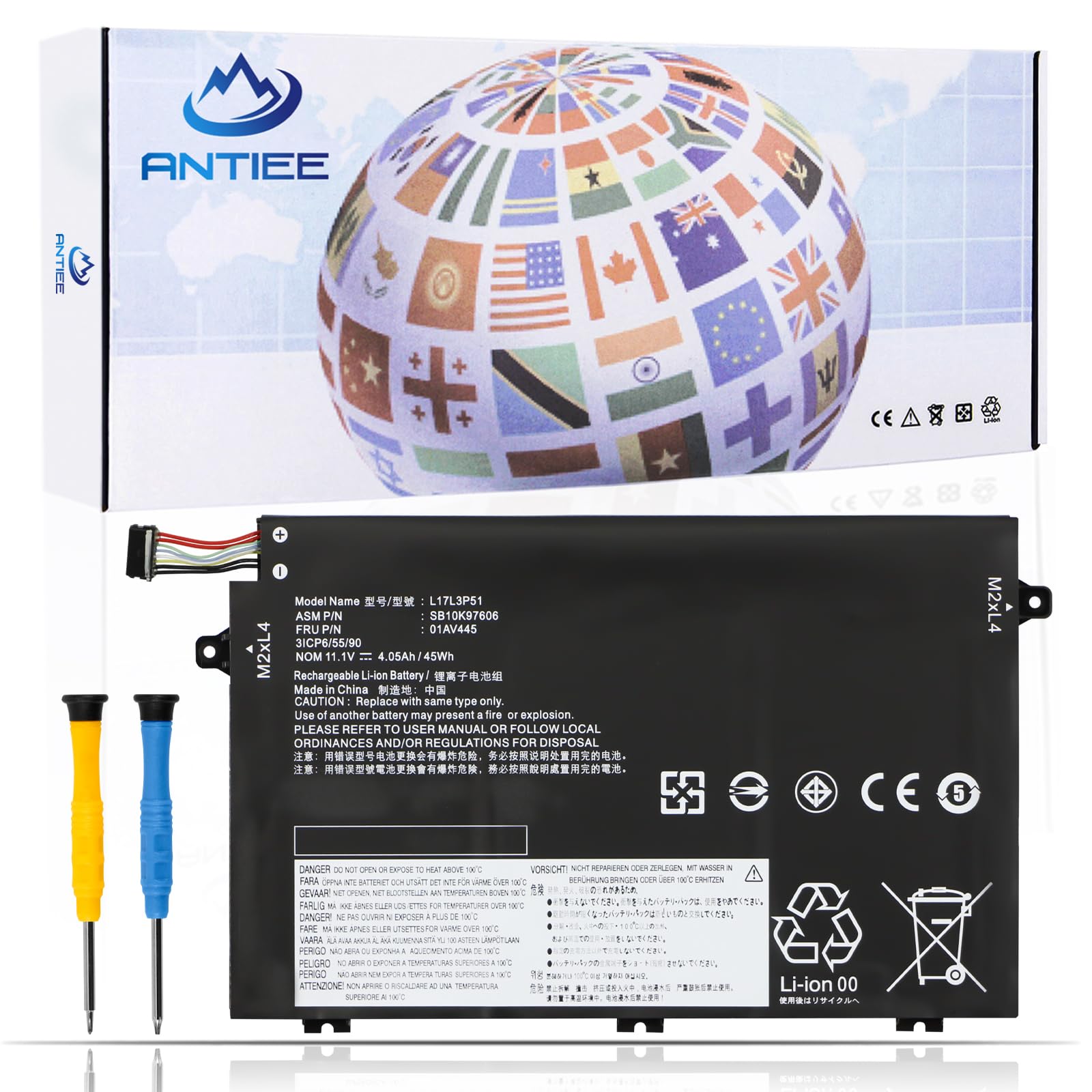 Amazon.com: ANTIEE 01AV445 L17L3P51 Battery Compatible with