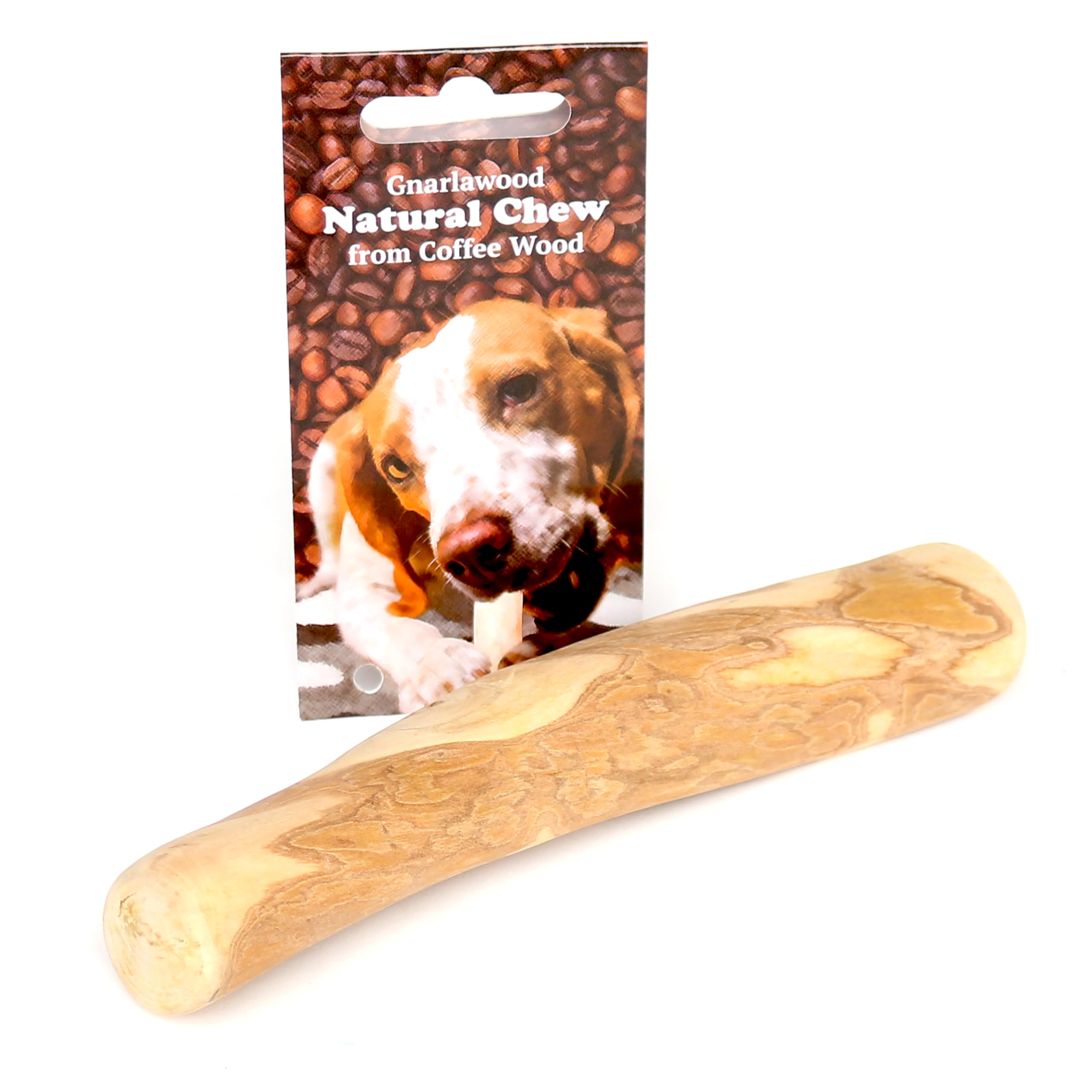 kozeepet Gnarlawood Coffee Wood Dog Chew, Brown, Medium
