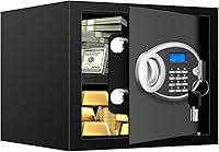 HomeSafe 1.2 Cu Ft Fireproof Waterproof Safe Box with Digital Keypad, Spare Keys & Removable Shelf for Home Valuables
