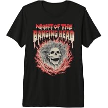 Night of the Banging Head Heavy Metal Concert Metalhead Premium Tri-blend T-Shirt