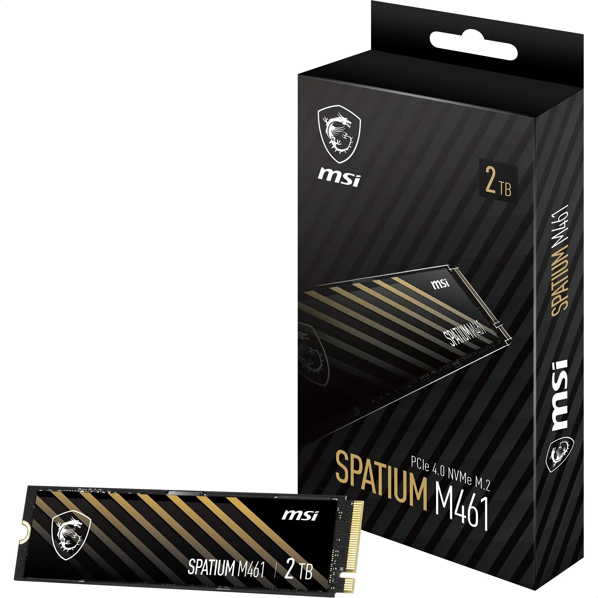 MSI SSD SPATIUM M461 NVME M.2 2TB NVMe M.2 2TB R:5000 W:4200