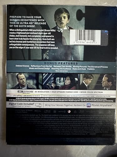 シックス・センスBlu-ray特典映像追加！新内容盛り沢山