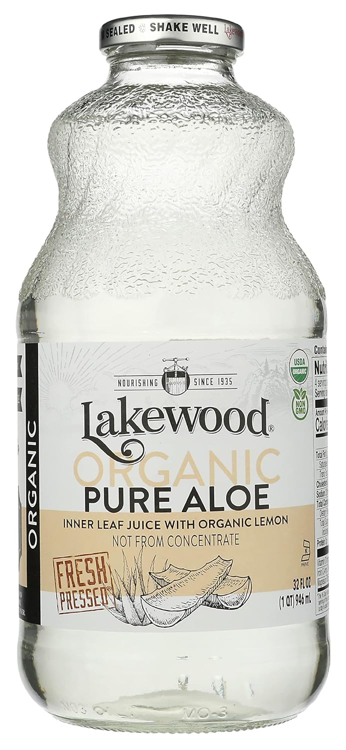 Lakewood, Organic Aloe Vera Juice, 32 Fl Oz Grocery