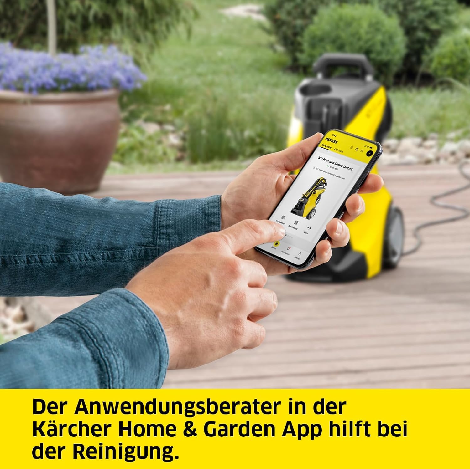 Kärcher Hochdruckreiniger K 4 Power Control App-Unterstützung