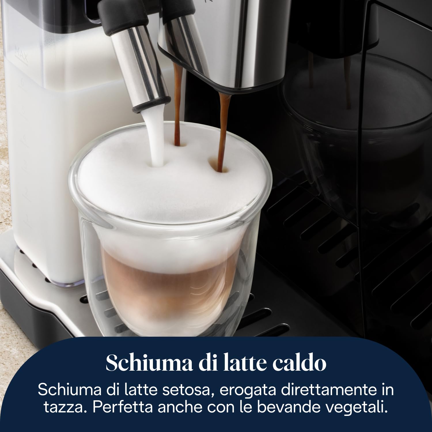 De'Longhi Eletta Ultra - Macchina Caffè Automatica 40+ Bevande Silent Tech