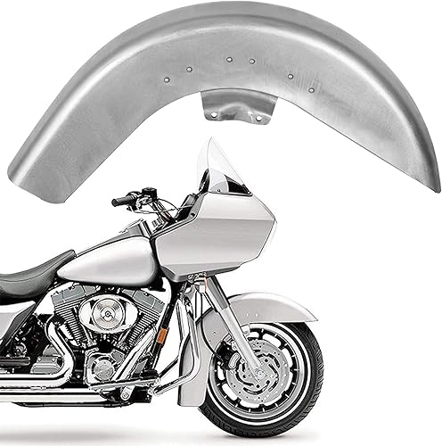 ECOTRIC Guardabarros delantero de acero compatible con Harley Dresser Bagger Touring Electra Glide Road Glide Road King Street Glide Ultra Glide