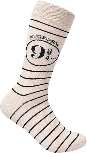 Miniatura 4 de Harry Potter Juego de 3 calcetines para maleta, color avena jaspeado, 1013, Avena