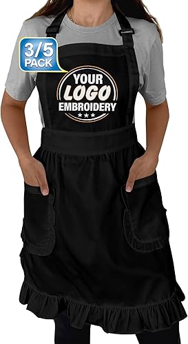 TEEAMORE Delantal bordado personalizado de la colmena de cocina cocina hornear parrilla limpieza traje delantal de las mujeres