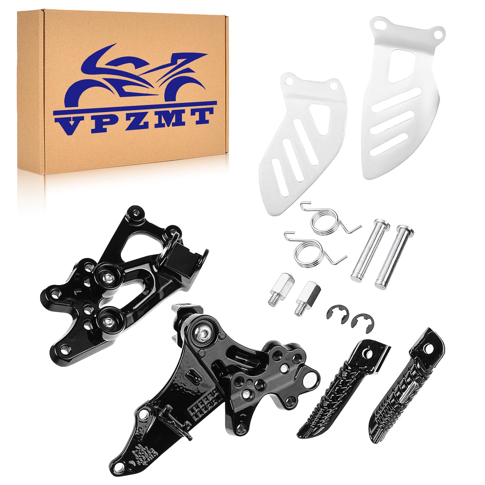 Amazon.com: VPZMT Motorcycle Rider Front Footpegs Footrests