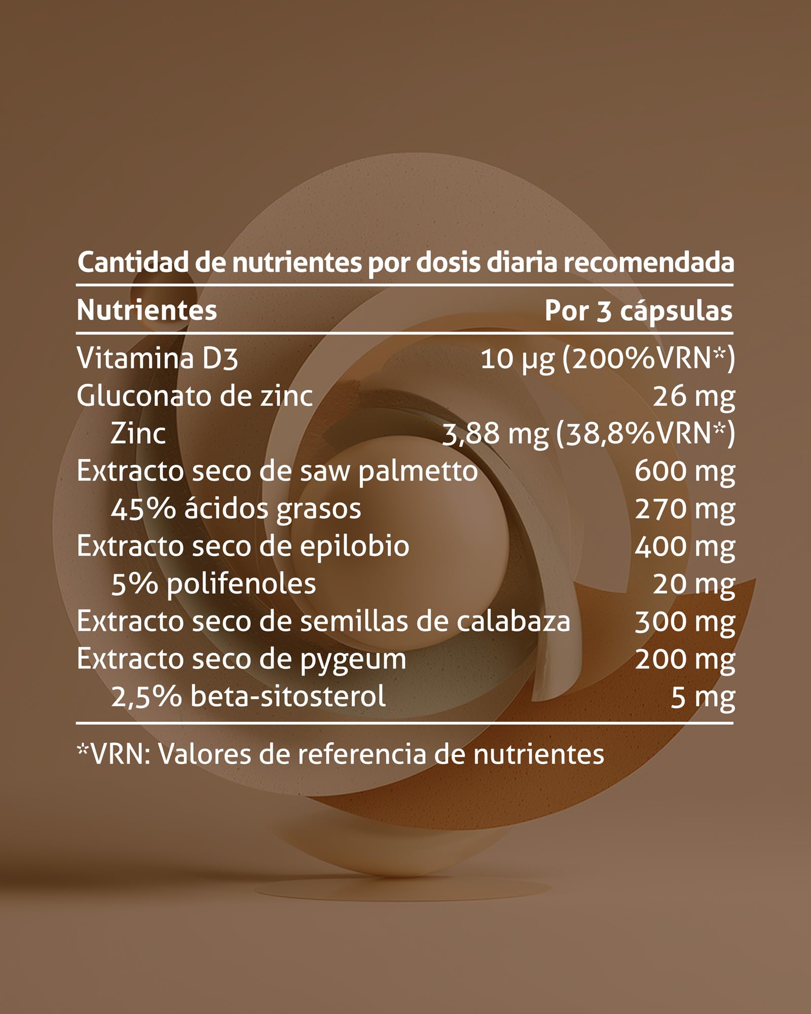 ProstaNat | Salud prostática y confort urinario | Saw Palmetto, Epilobio, Semillas de Calabaza, Pygeum, Zinc y Vitamina D3 | 90 cápsulas vegetales