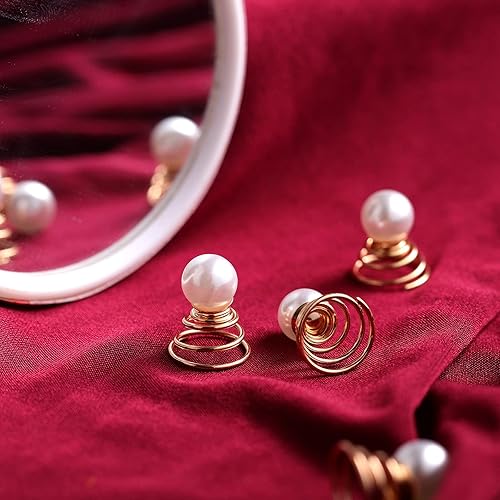 Miniatura 9 de 12 horquillas espirales para el cabello, espirales, espirales, espirales, espirales, joyería en espiral, clip para boda, fiesta nupcial, cumpleaños