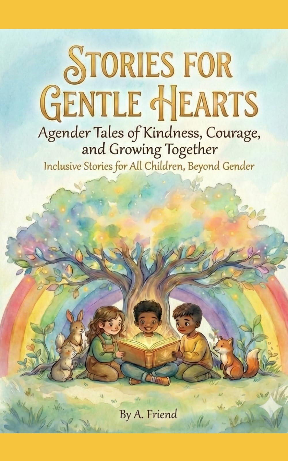 Stories for Gentle Hearts: A Personalized Write-In Storybook for Agender & Non-Binary Children – Teaching Kindness, Empathy, and Values